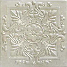 سقف های سقفی La Maison Victorian 1.6 ft. 1.6 ft. Glue Up Foam Pliff Tile in Onyx Gold-R14og - The Home Depot