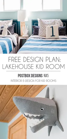 My Airbnb Lakehouse Makeover Week 5: Shared Kid Bedroom REVEAL!  - طرح های صندوق پستی
