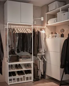 IKEA PLATSA Kleiderschr mit Schuhregal + 2 Türen