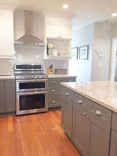 36 روند طراحی آشپزخانه خاکستری و سفید برای امسال