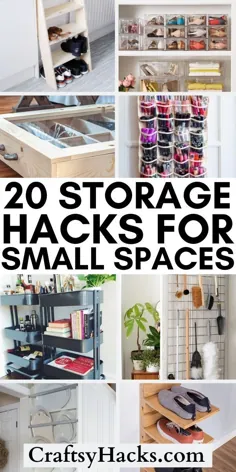 20 ایده ذخیره سازی عملی برای فضاهای کوچک