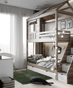 40+ ایده ایده آل برای طراحی اتاق خواب کودکان و نوجوانان مناسب برای کودکان # اتاق کودک