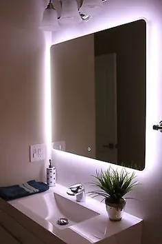 Windbay 19 "، 24" ، 30 "36" ، 48 "، 60" آینه حمام led.  آینه روشن
