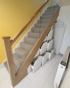 Under Stairs Storage UK on Instagram: "یکی دیگر از نصب های با کیفیت توسط https://www.understairsstorage.co.uk/installation - این 6 کشوی کفش و قد بلند" برای باز کردن "فشار می دهند ..."