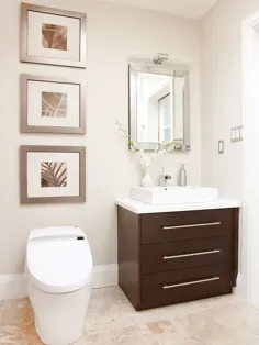19 ایده غرور حمام کوچک که فضای انبار زیادی را در خود جای داده است