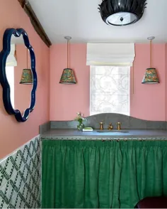 حمام توسط Beata Heuman با دامن غرق سبز - دیوانه درباره خانه