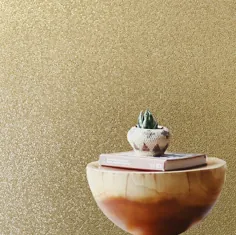 دیوار پوششی فلزی مدرن طلا سنگ میکا مصنوعی |  اتسی