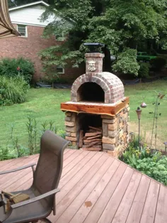 اجاق گاز پیتزا آجر DIY توسط خانواده Shiley و اجاق های BrickWood