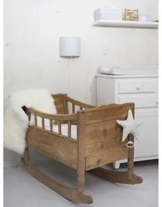 روکش حصیری کوچک هلندی برای رنگ بژ / سفید Mulde 'Sweet' در Fantasyroom آنلاین |  گهواره کودک ، تخت نوزاد ، اتاق کودک