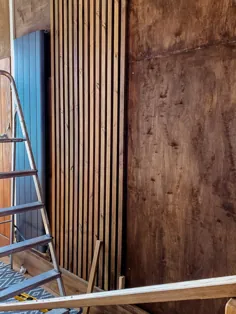 ساخت یک دیوار کاشی چوبی عمودی DIY - خانه حیله گر ما