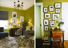 اتاقهای نشیمن Chartreuse |  دکوهولیک