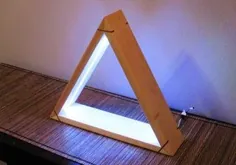 چراغ DIY LED - چراغ حالت مدرن دسک تاپ با ریموت