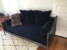 روکش تشک مجهز به Daybed Velvet twin xl full |  اتسی