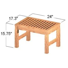 چهارپایه دوش ساج 24 اینچ |  ساج وست مینستر