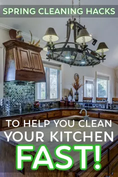 هک های تمیز کردن بهار برای کمک به شما در تمیز کردن سریع آشپزخانه خود!