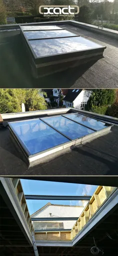 نور سقف تخت شیشه ای خالص |  لعاب معماری دقیق