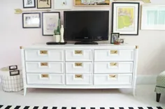 Faux Bamboo Dresser Dressover
