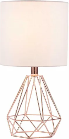 چراغ رومیزی مدرن CO-Z با میز پارچه ای سفید و سایه دار پایه توخالی برای فروش آنلاین |  eBay