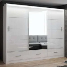 کمد درب کشویی برای اتاق خواب |  کمدهای آینه دار |  مبلمان داکو