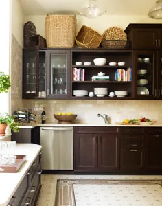 کابینت های قهوه ای شکلاتی - معاصر - آشپزخانه - گروه مندلسون