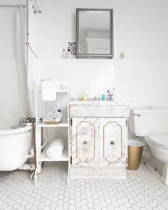 25 ایده نابغه طراحی و ذخیره سازی برای حمام کوچک شما