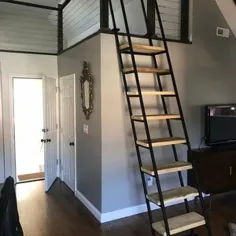 7 فوت Loft Ladder ، کتابدار ارسال رایگان به درب منزل شما !!!