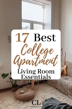 ایده های اتاق نشیمن آپارتمان کالج |  17 کالاهای ضروری اتاق نشیمن کالج - Cassidy Lucille