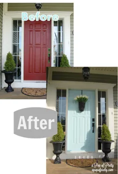 خانه سبز ، درب آبی (قسمت 2): قبل و بعد - پاپ زیبا