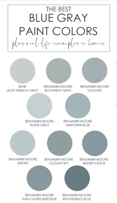 بهترین رنگ های خاکستری آبی