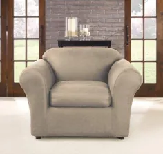 صندلی چرمی Ultimate Stretch Slipcover |  فرم مناسب |  قابل شستشو در ماشین