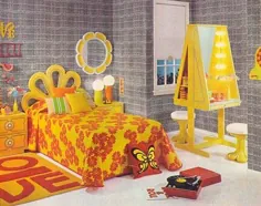 اتاق های خواب روشن و رنگارنگ دهه 70 و دارای وسایل درکسل