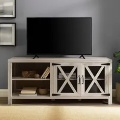 واکر ادیسون - کابینت تلویزیون برای اکثر تلویزیونهای صفحه تخت تا 64 - بلوط سفید