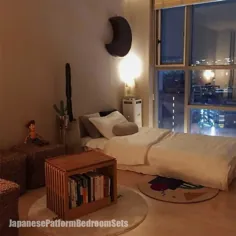 طراحی اتاق خواب ژاپنی مینیمالیستی برای فضای کوچک