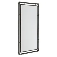 آینه شیشه ای مایل به خاکستری مستطیل متوسط ​​Aspire Home Accents (33 اینچ H x 20.5 اینچ W) -4882 - انبار خانه