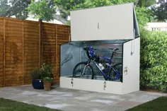 جعبه و جعبه ذخیره سازی دوچرخه فلزی ایمن را خریداری کنید