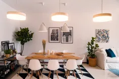 یک آپارتمان کاندو اجرایی با آشپزخانه روباز |  Lookboxliving