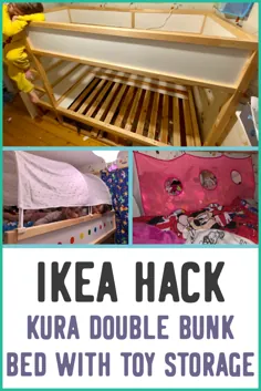 هک Ikea: تختخواب دو تخته Kura با محل نگهداری اسباب بازی