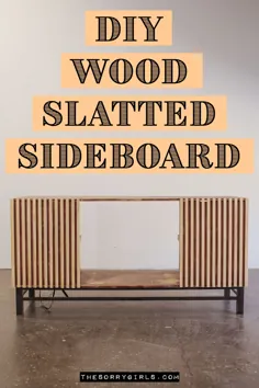 تخته کف کن تخت چوبی مدرن DIY Mid Century Thrifted Furniture Upcycle