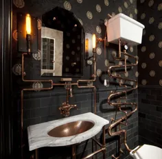 آندره روتبلات معمار مسکونی سانفرانسیسکو با حمام 'Steampunk' توجه را جلب کرد