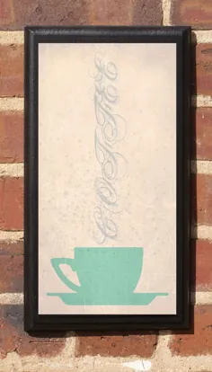 فنجان قهوه رنگی سفارشی با دیوار بخار قهوه |  اتسی