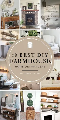 ۱۸ ایده دکوراسیون منزل ارزان و آسان DIY Rusty Farmhouse (همراه با تصاویر) |  Farmhouse diy، Diy rustic de