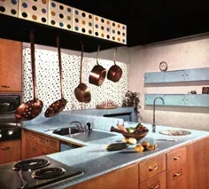 31 ایده طراحی کاشی آشپزخانه پرنعمت دهه 1950