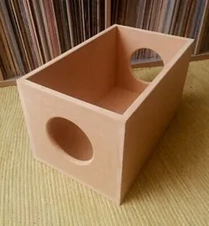 جعبه ضبط برای وینیل 7 اینچی - ذخیره سازی چوب کاملاً ساخته شده - نگهدارنده 125 - ساخت انگلیس | eBay