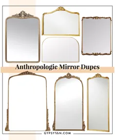 7 Mirror Dupe Mirror Anthropologie - آینه های آینه گل پامچال