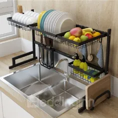 ظروف آب مفتولی سیمی فولاد ضد زنگ قفسه ذخیره سازی ظروف آشپزخانه