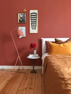 رنگهای خاکی اتاق خواب