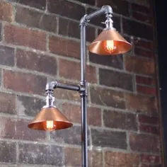 چراغ طبقه صنعتی چراغ لامپ فلزی سایه ادیسون |  اتسی