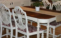 Dining Set Makeover ... کی تموم میشم ؟؟؟