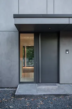 Eingang Außen - مینیمالیست Neubau im Blockinnenbereich - Architekturobjekte