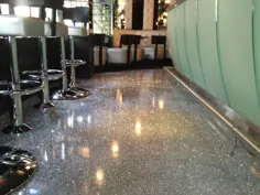 Glitter Epoxy Floor - گزینه طراحی مدرن برای دفتر شهر نیویورک
